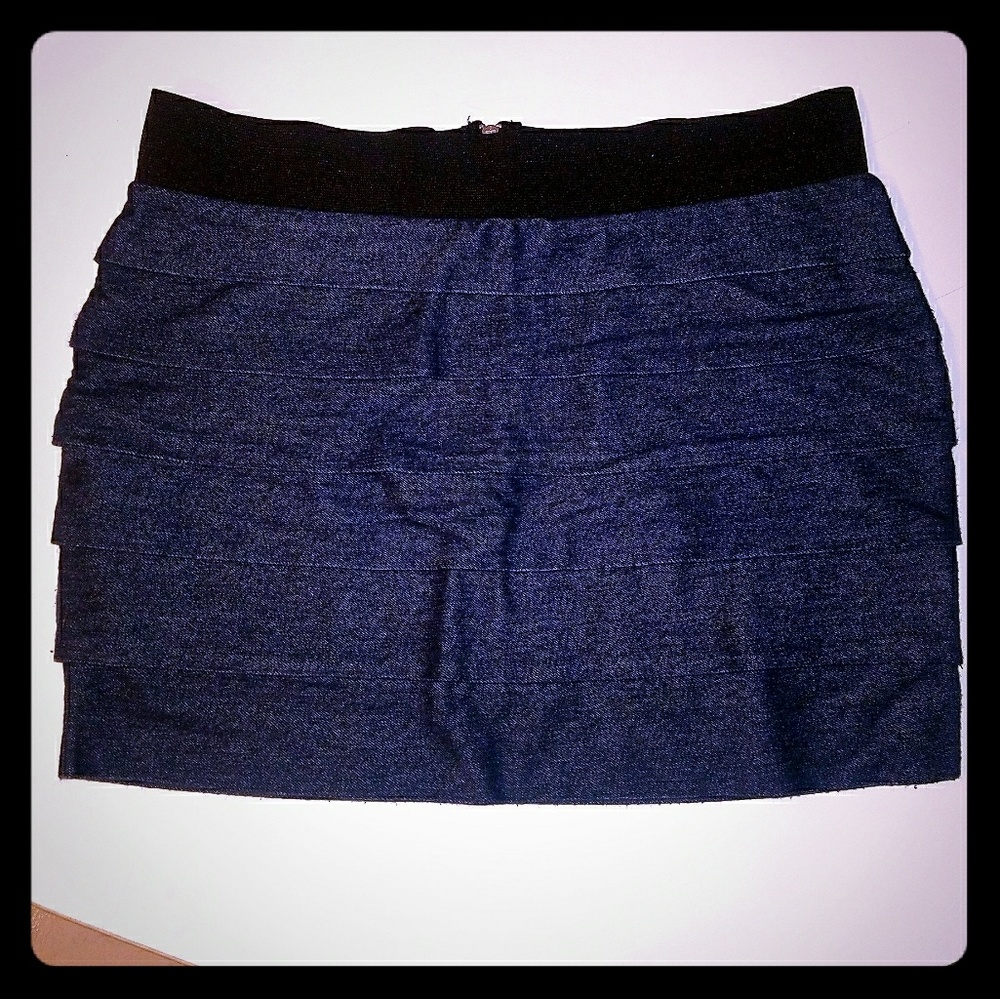 Express Navy Blue Skirt